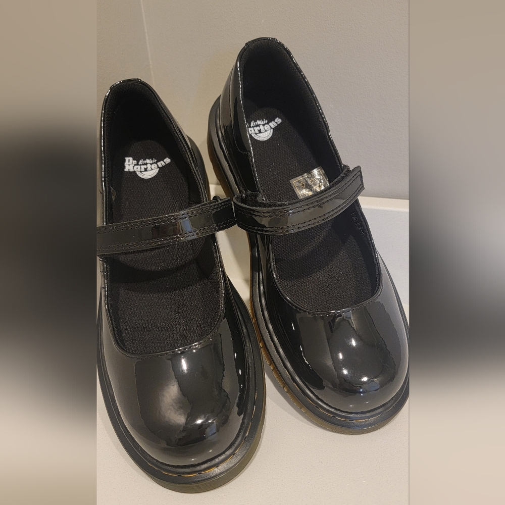 Doc Martens Patent Leather Mary Jane Shoes